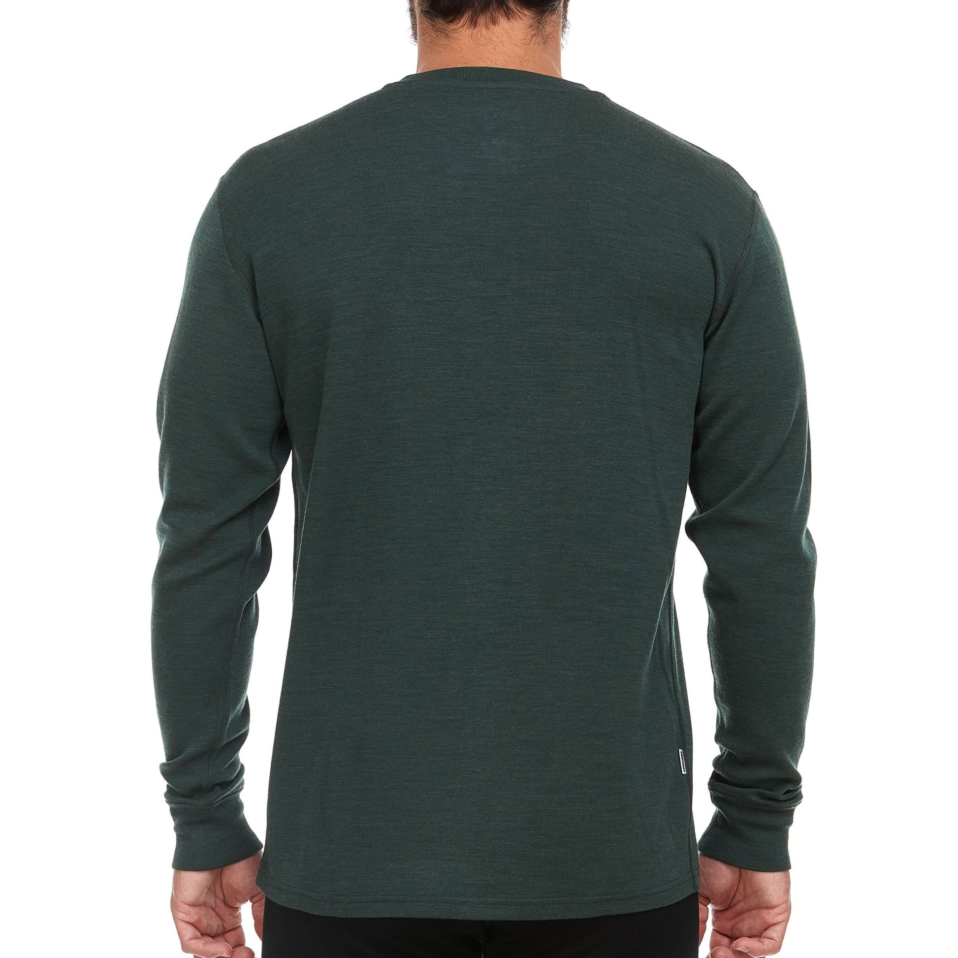 Men's Midweight Merino Wool Henley | 100% Merino Wool - Osadia Concept Store