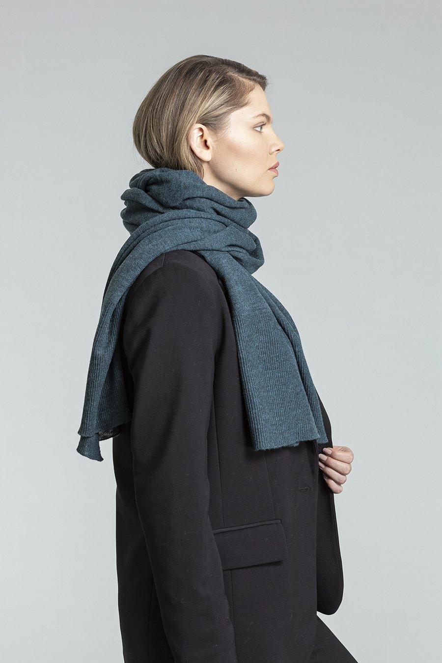 Merino Edge Rib Scarf