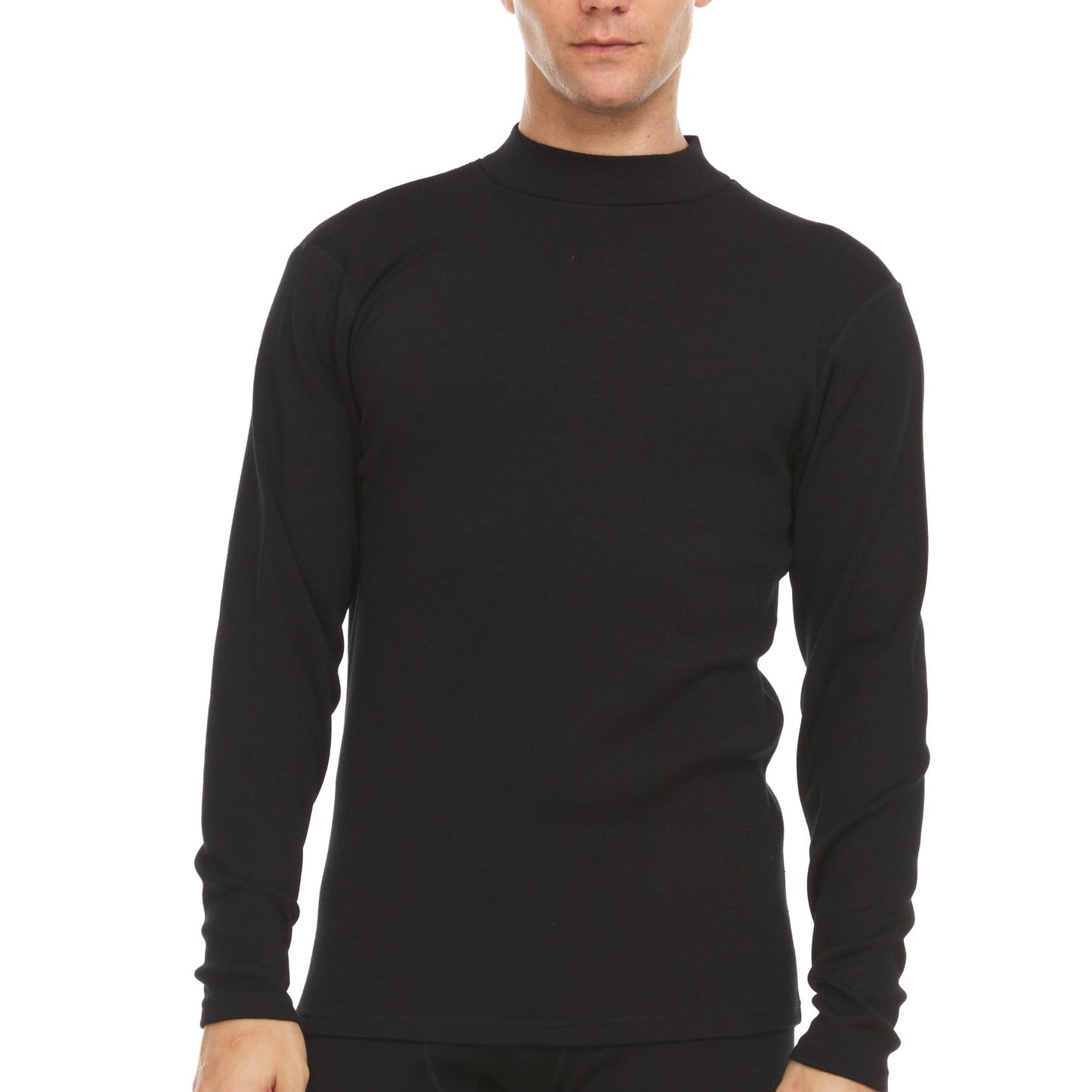 Men's Heavyweight Merino Wool Mock Neck | 100% Merino Wool - Osadia Concept Store