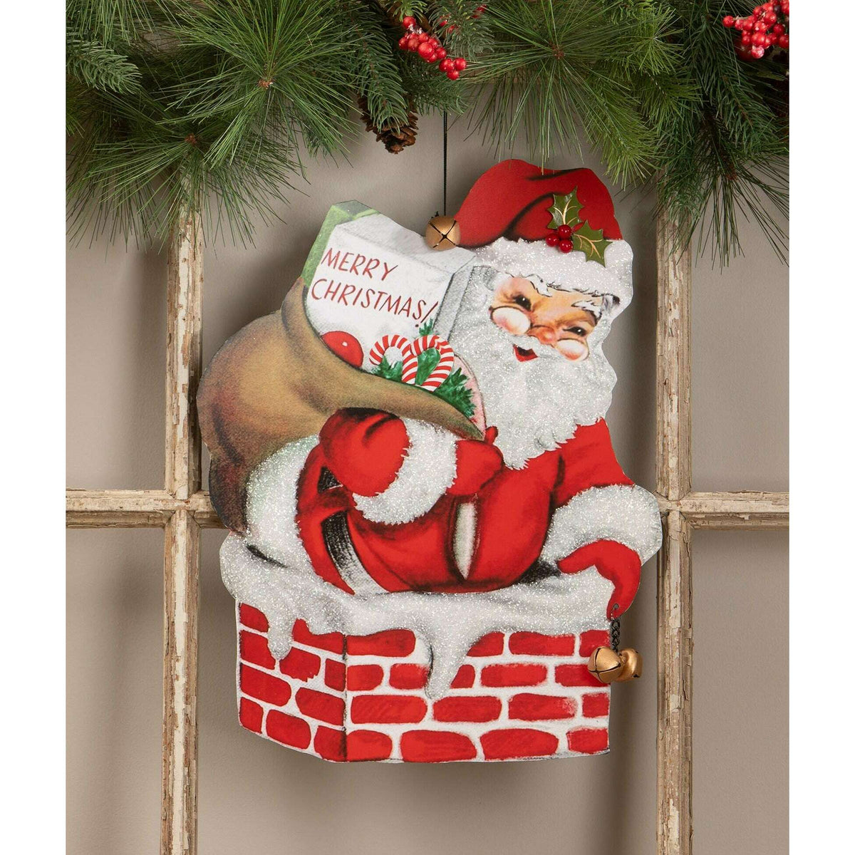 Merry Christmas Santa Sign