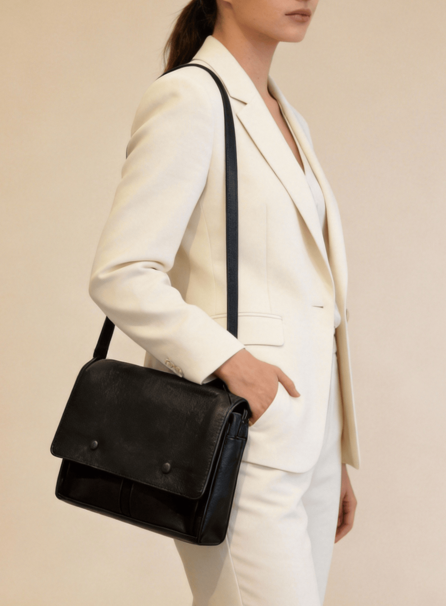 Leather Messenger Bag