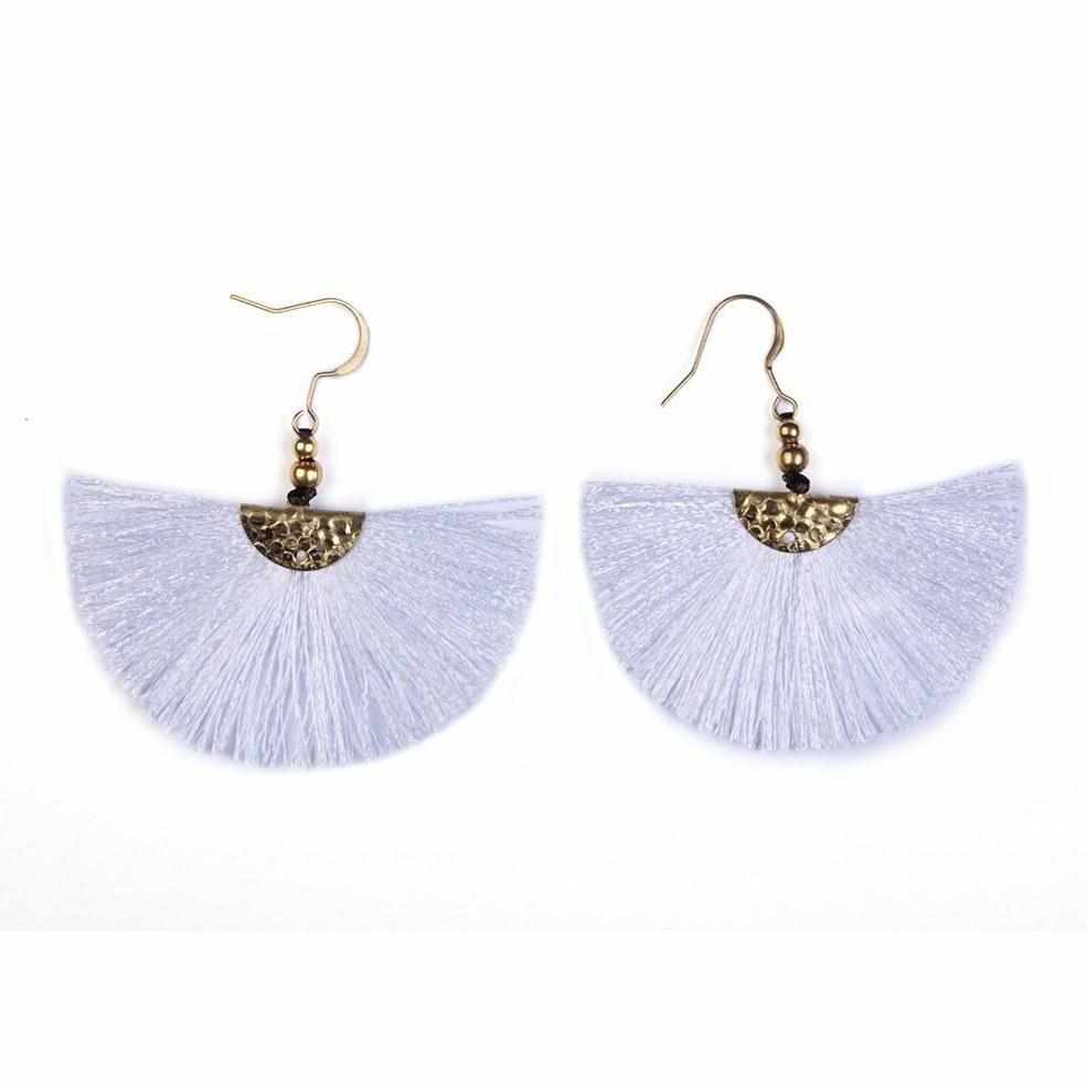 Mini Cleo Tassel Earrings - Thailand