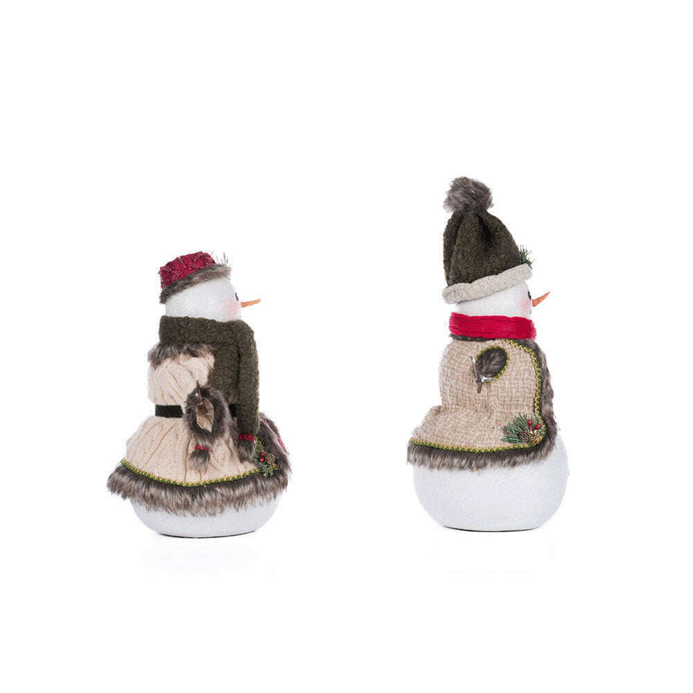 Mr. And Mrs. North Country Snowman Assortment of 2 by Katherine's Collection