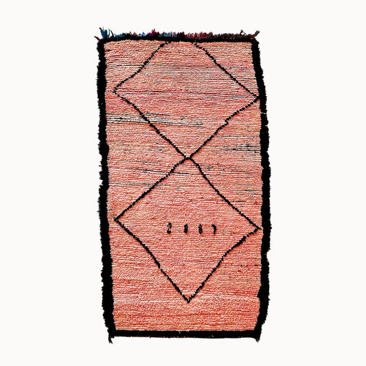 Elmahi Vintage Moroccan Runner Rug | 3’6” x 6’10”