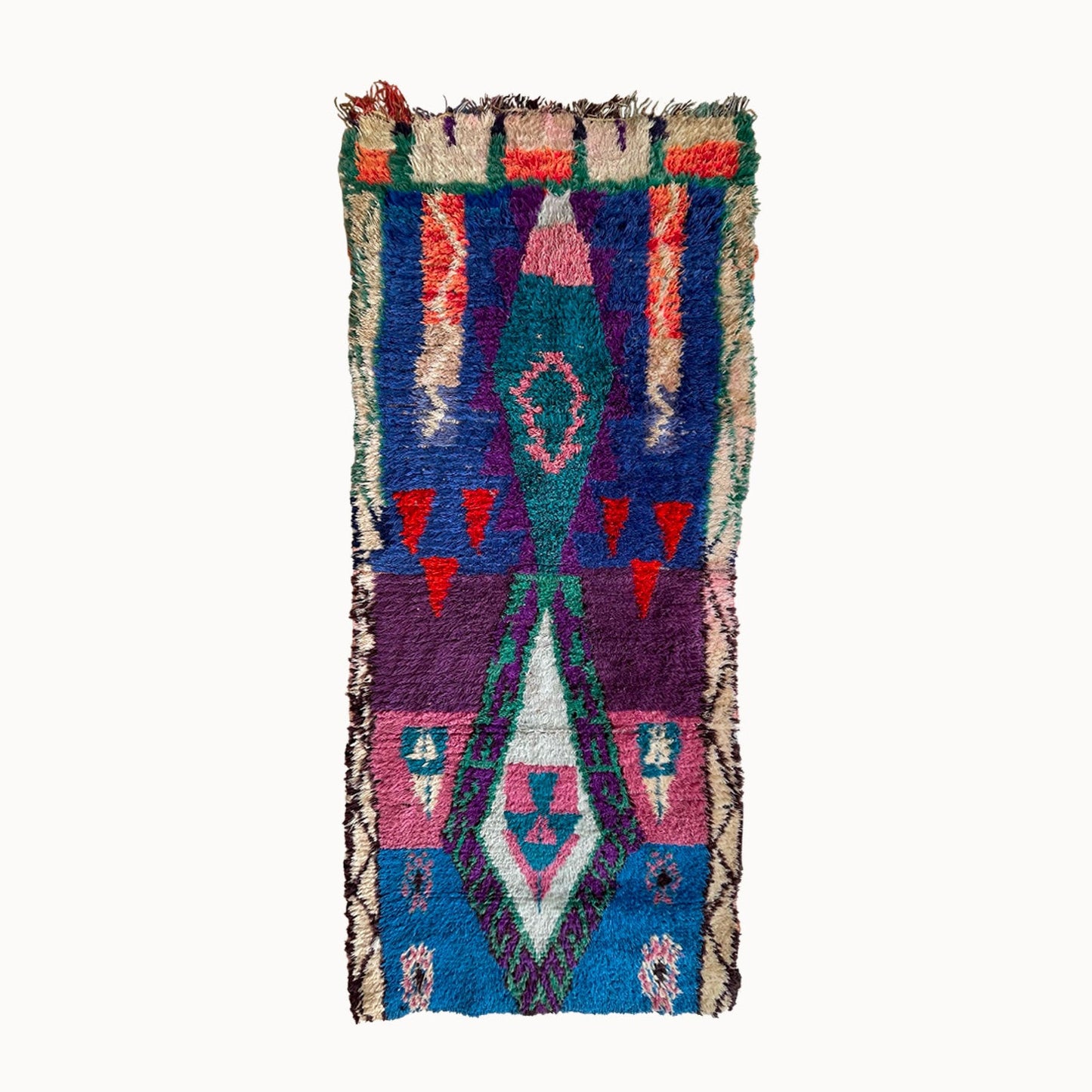Aaron Vintage Moroccan Runner Rug | 3’3” x 7’