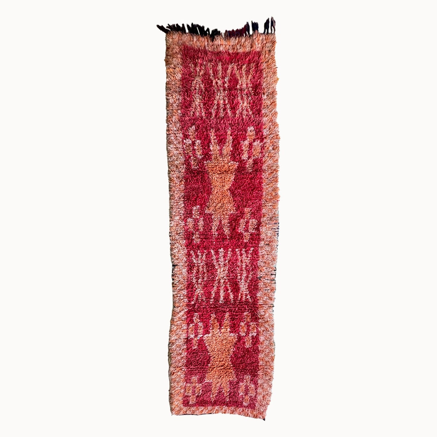 Poppy Vintage Moroccan Runner Rug | 3' x 9'10"