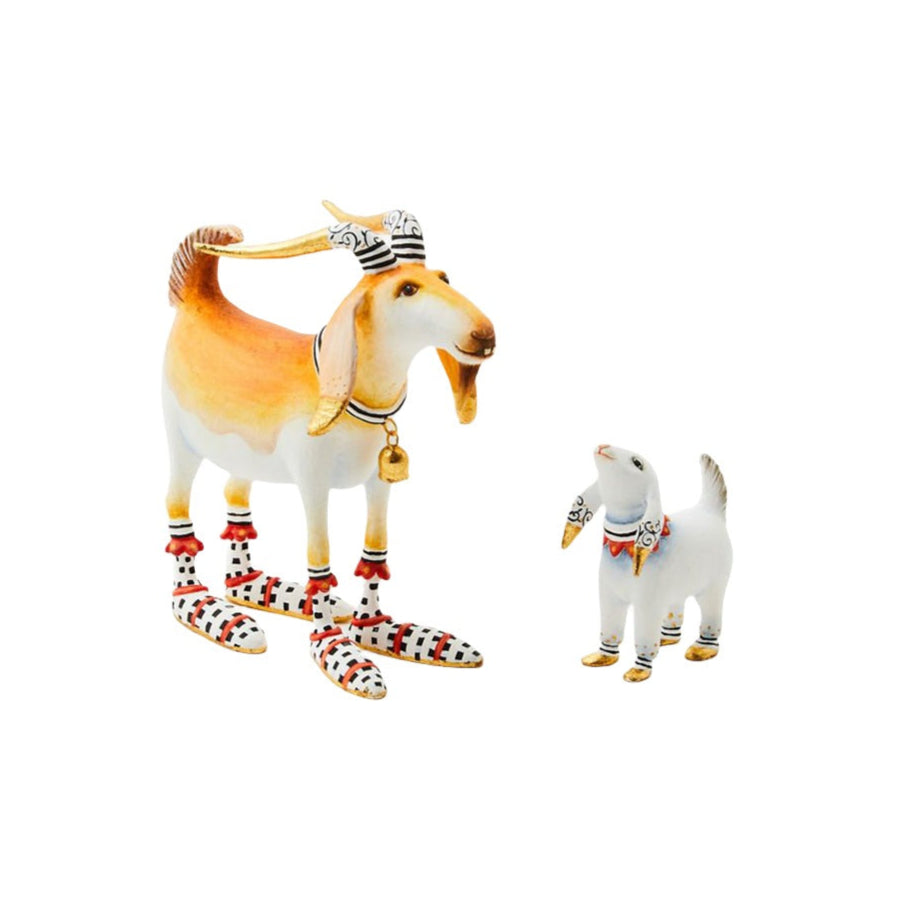 Nativity Nathan & Noel Goat Figures by Patience Brewster - Osadia Concept Store