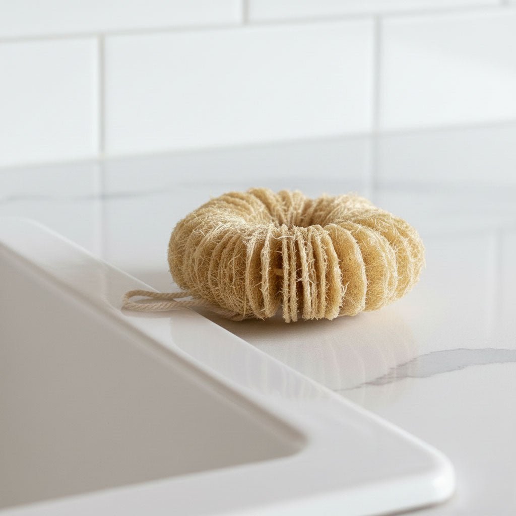 Natural Loofah Dish Scrubber Ring