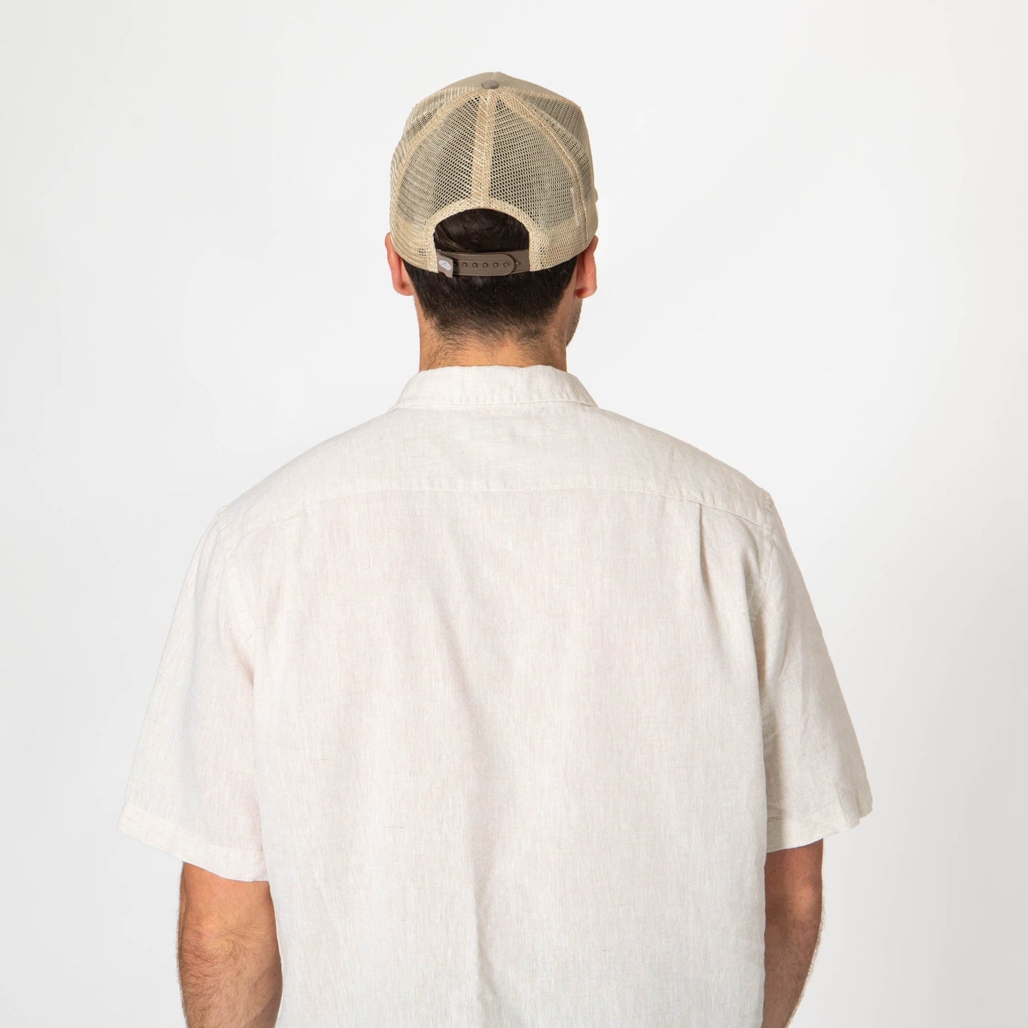 Heritage Line - Mens Beige Trucker Hat (OCM4838)