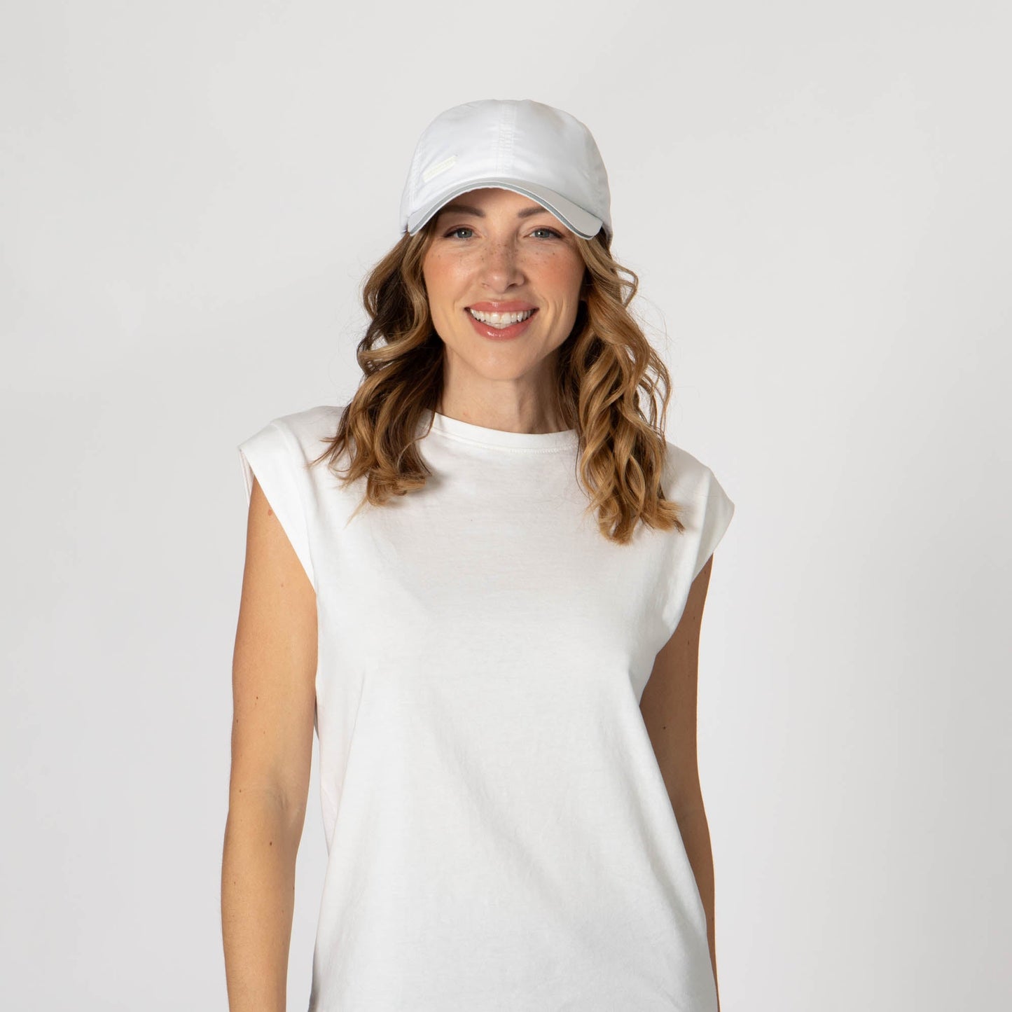 Women's Running Cap with Wide Ponytail Opening