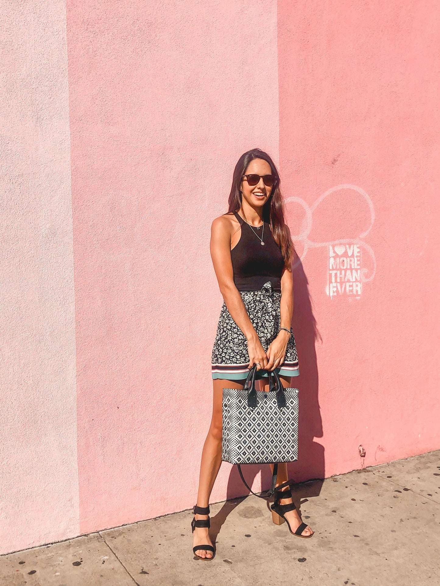 Panda Large Woven Crossbody Bag