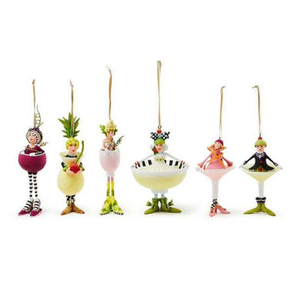 Patience Brewster Mini PINA COLADA Cocktail Ornament