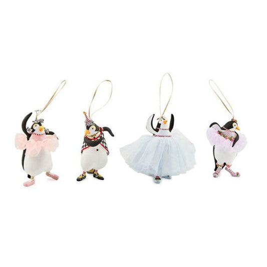 Patience Brewster Penguins En Pointe Ornaments, Set of 4 *NEW & RETIRED!!