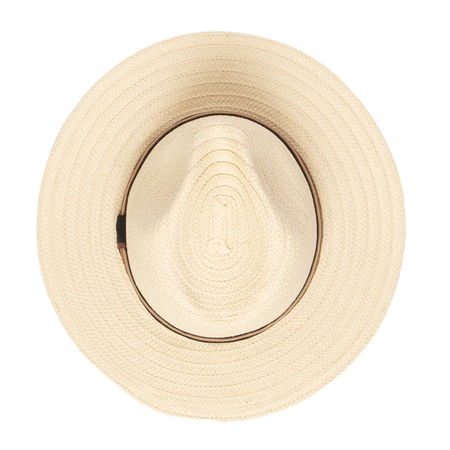 Men's Panama With Layered Webbing & Faux Leather Trim
