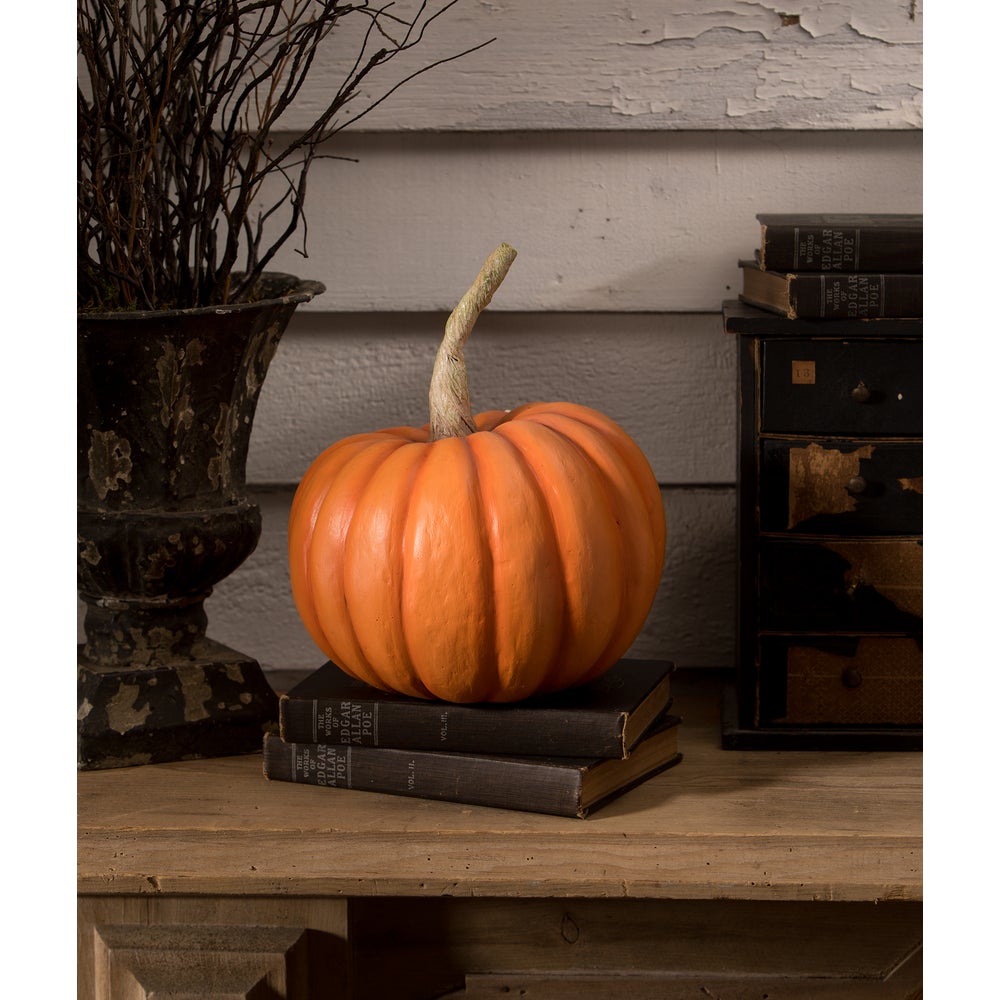 Peek-a-Boo Pumpkin Orange by Bethany Lowe Designs - Osadia Concept Store