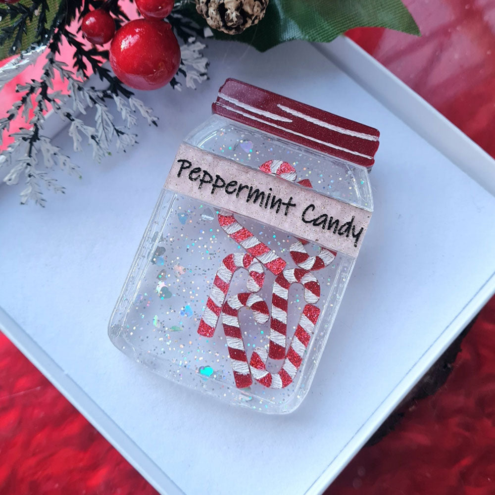 Peppermint Candy Necklace by Cherryloco Jewellery