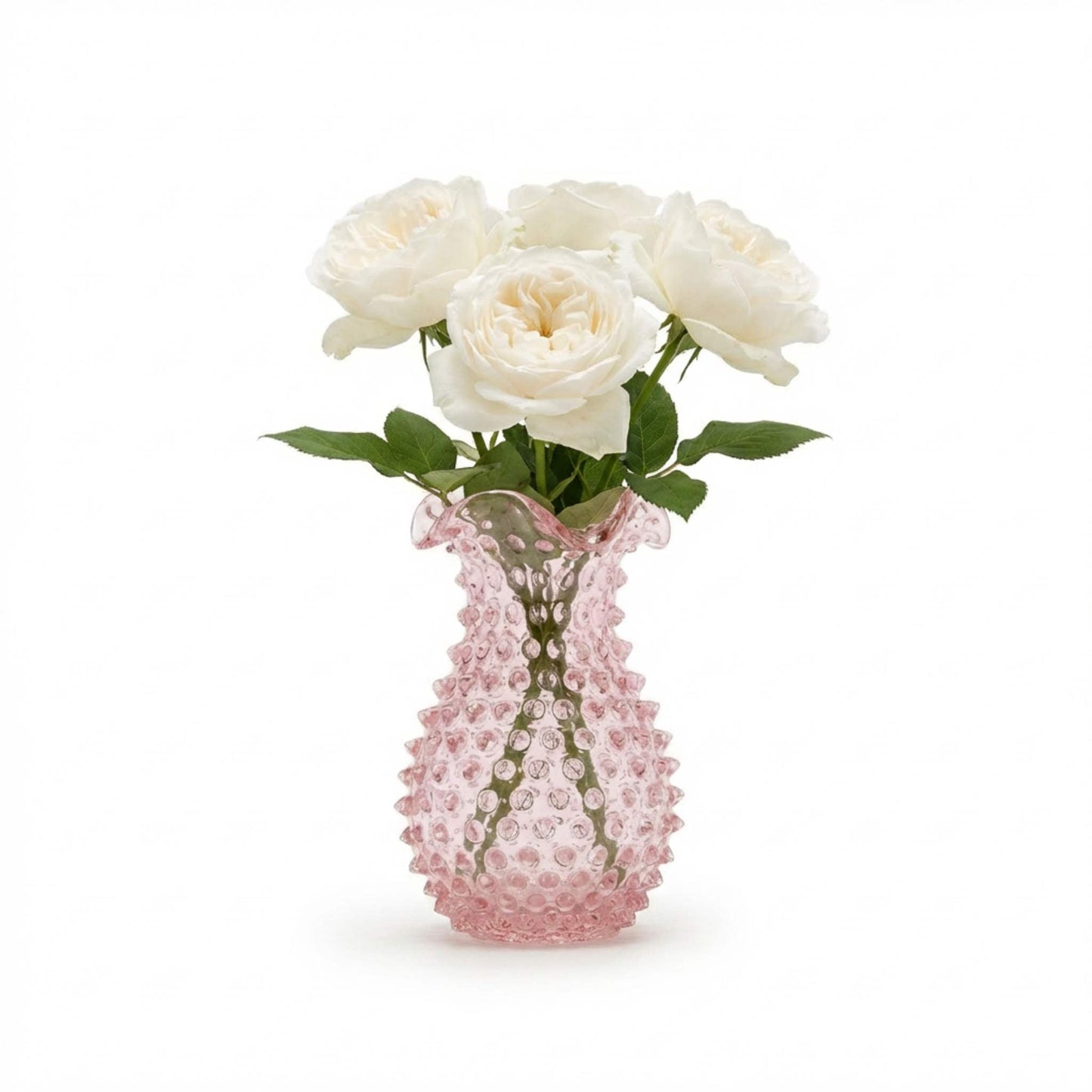 Hobnail Vase - Petal - Petal Pink