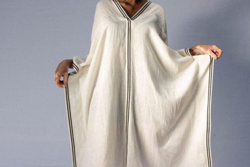 Petra Handwoven Ethiopian Cotton Kaftan