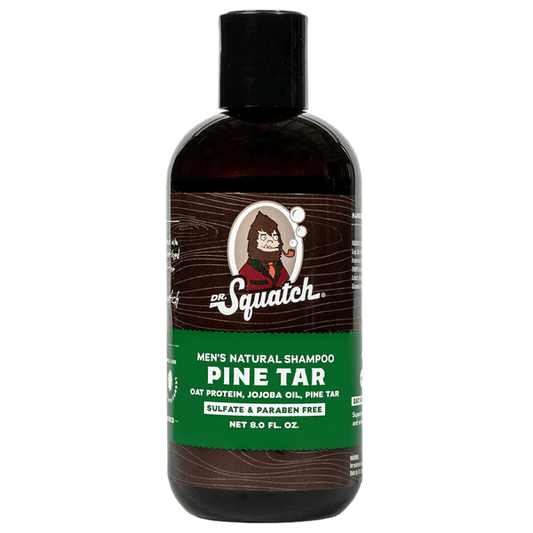DR. SQUATCH Shampoo Pine Tar 8oz - New