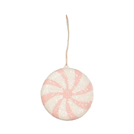 Pink Peppermint Ornament by Bethany Lowe Designs