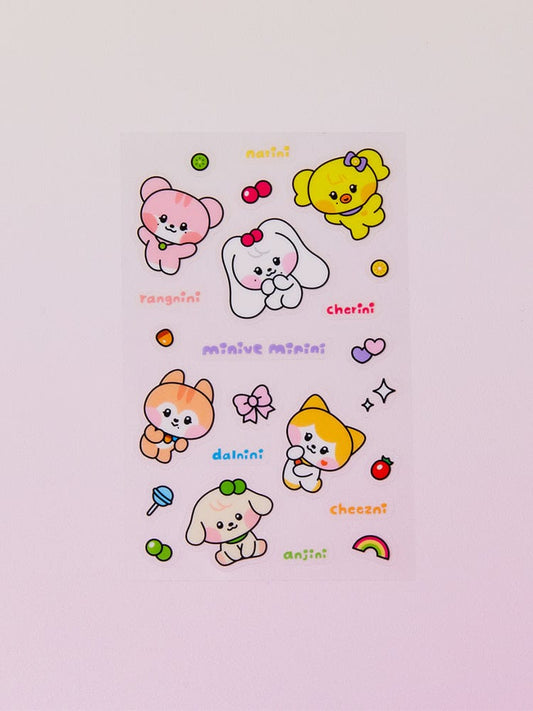 IVE - MinIVE Minini Official MD Plate Sticker 1