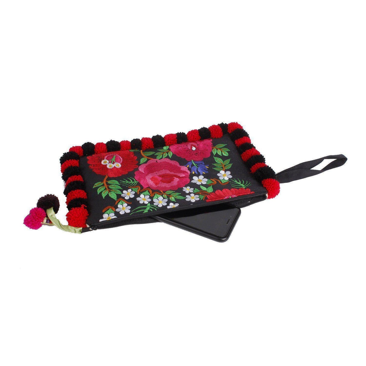 Pom Pom Flower Wristlet - Thailand