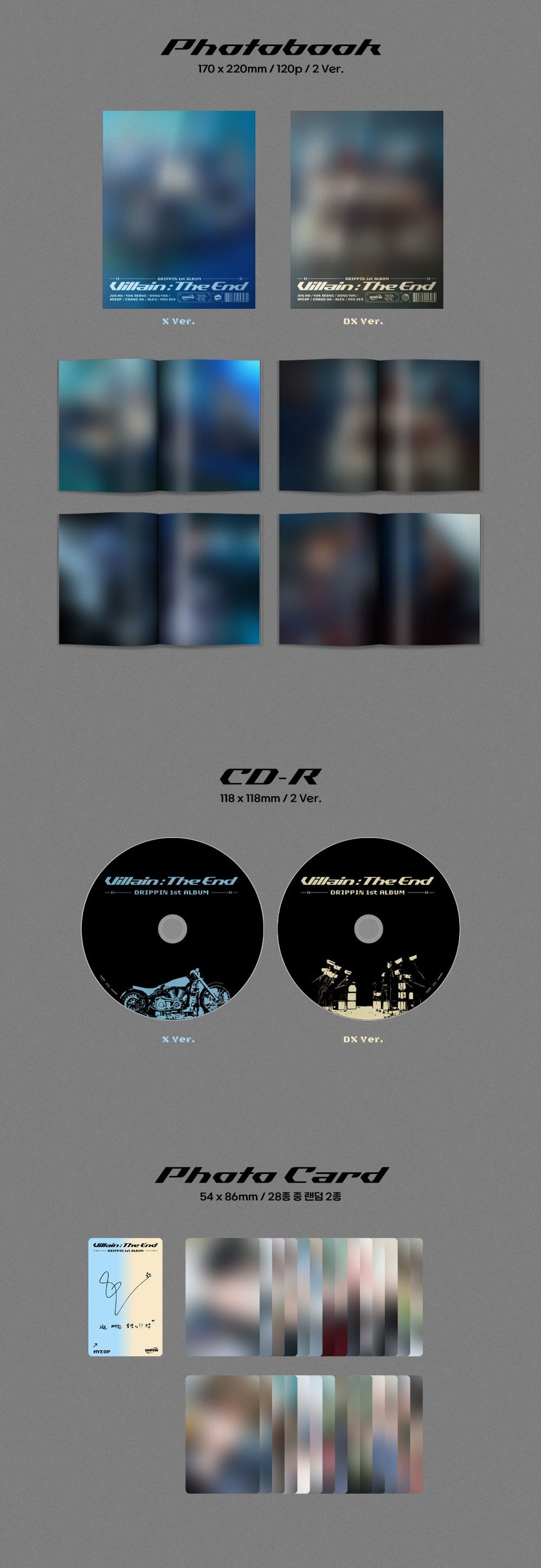Drippin - Villain The End 1st Album - Osadia Concept Store