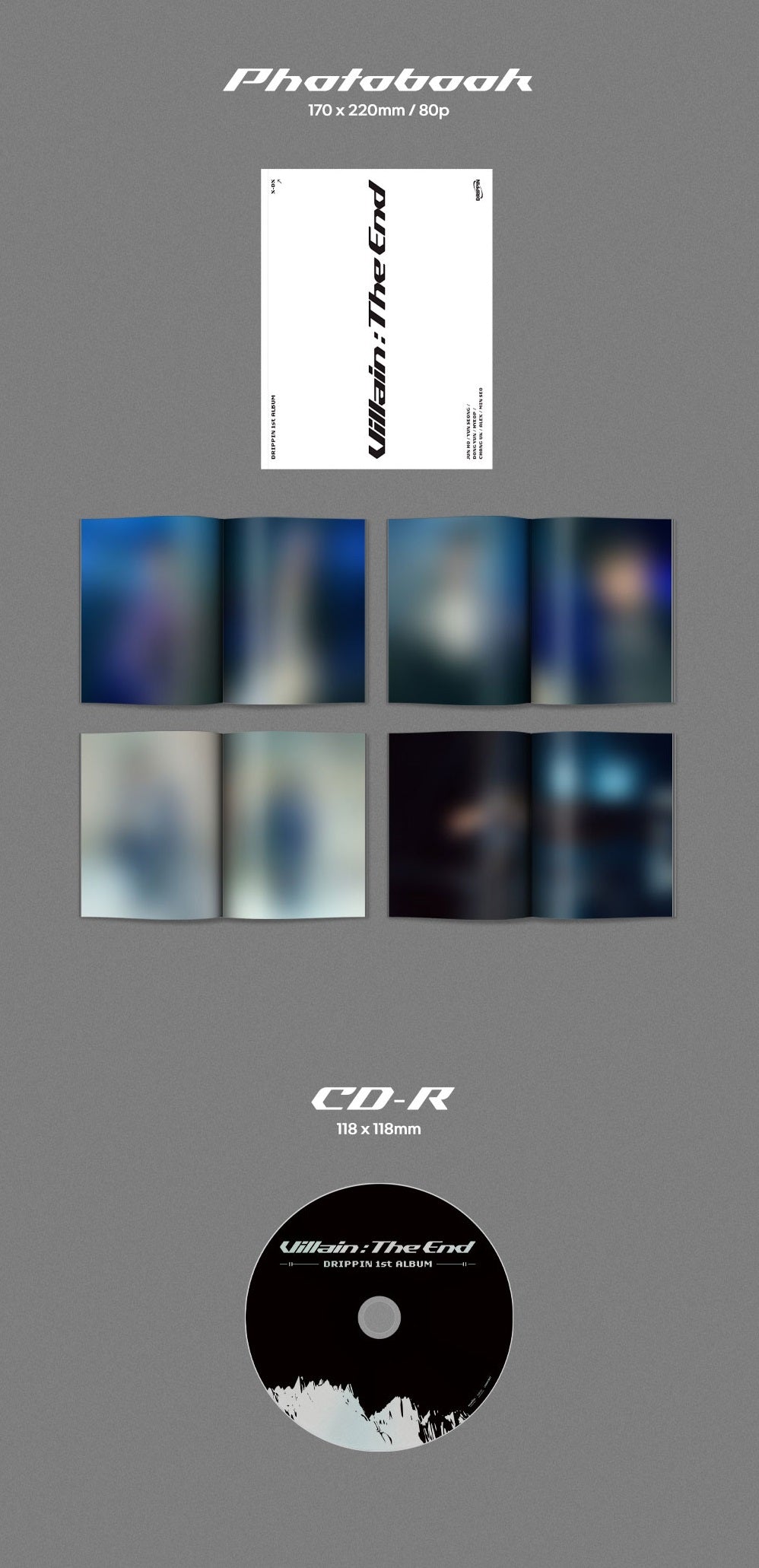 Drippin 1st Album - Villain:The End (Limited Ver.)