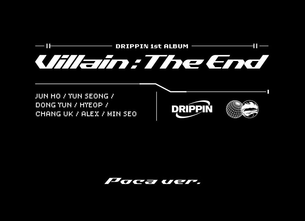 Drippin 1st Album - Villain:The End (Poca Ver.)