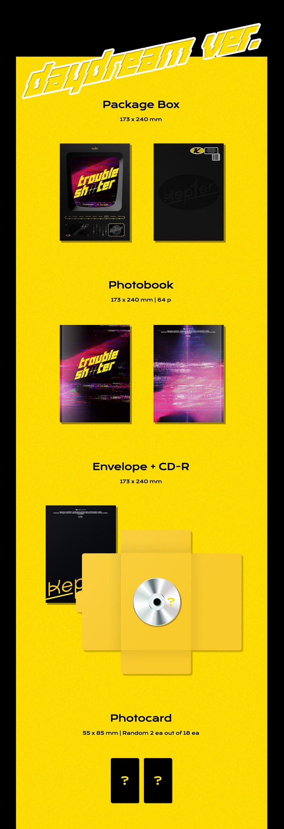 Kep1er 3rd Mini Album - Troubleshooter