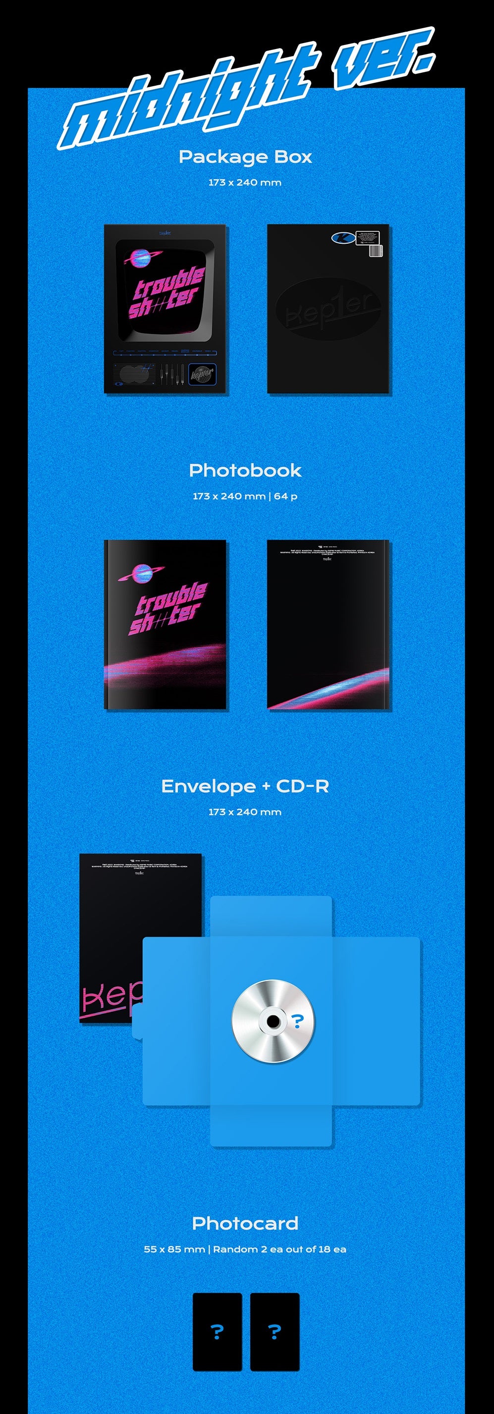 Kep1er 3rd Mini Album - Troubleshooter