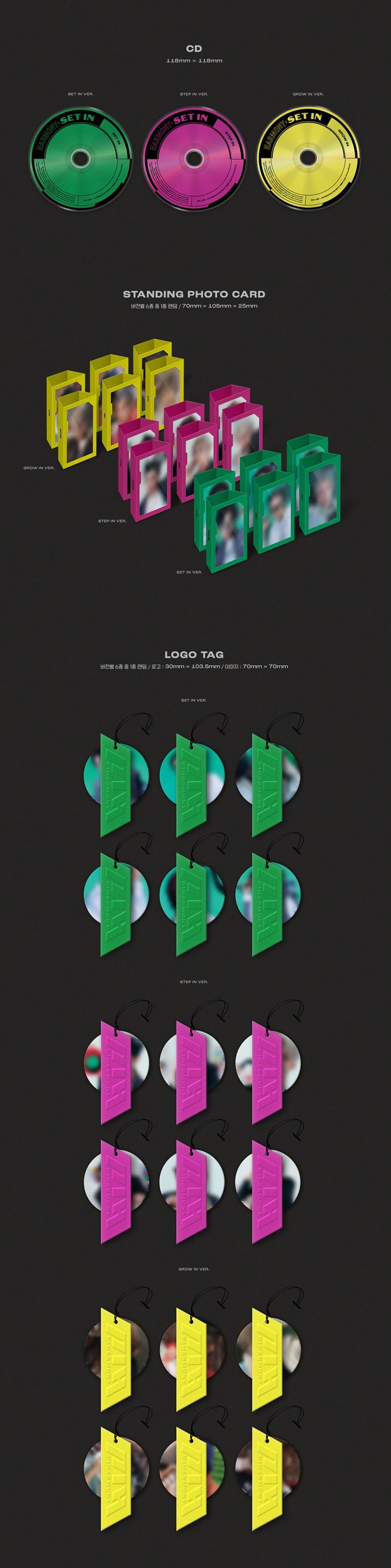 P1Harmony 5th Mini Album - Harmony : Set In