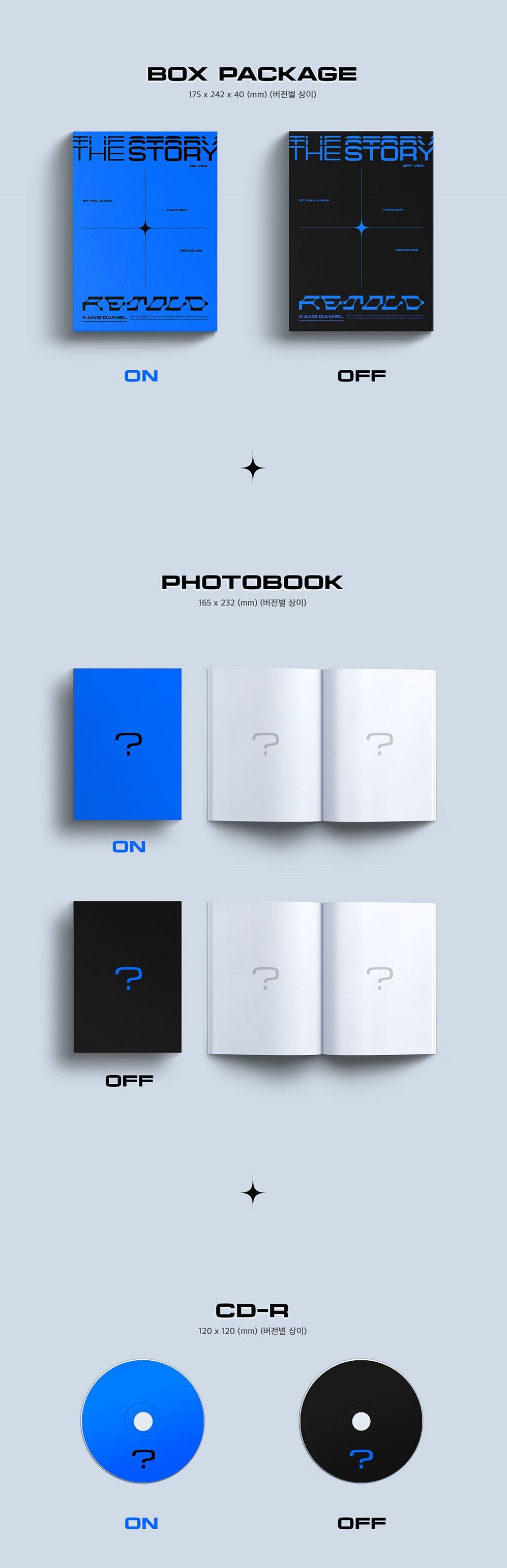 Kang Daniel 1st Full Album Repackage - Retold - Osadia Concept Store