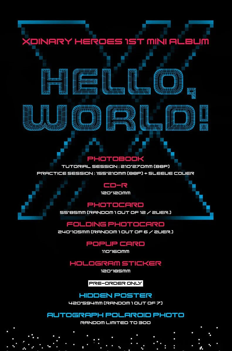 Xdinary-Heroes - 1st Mini Album Hello World