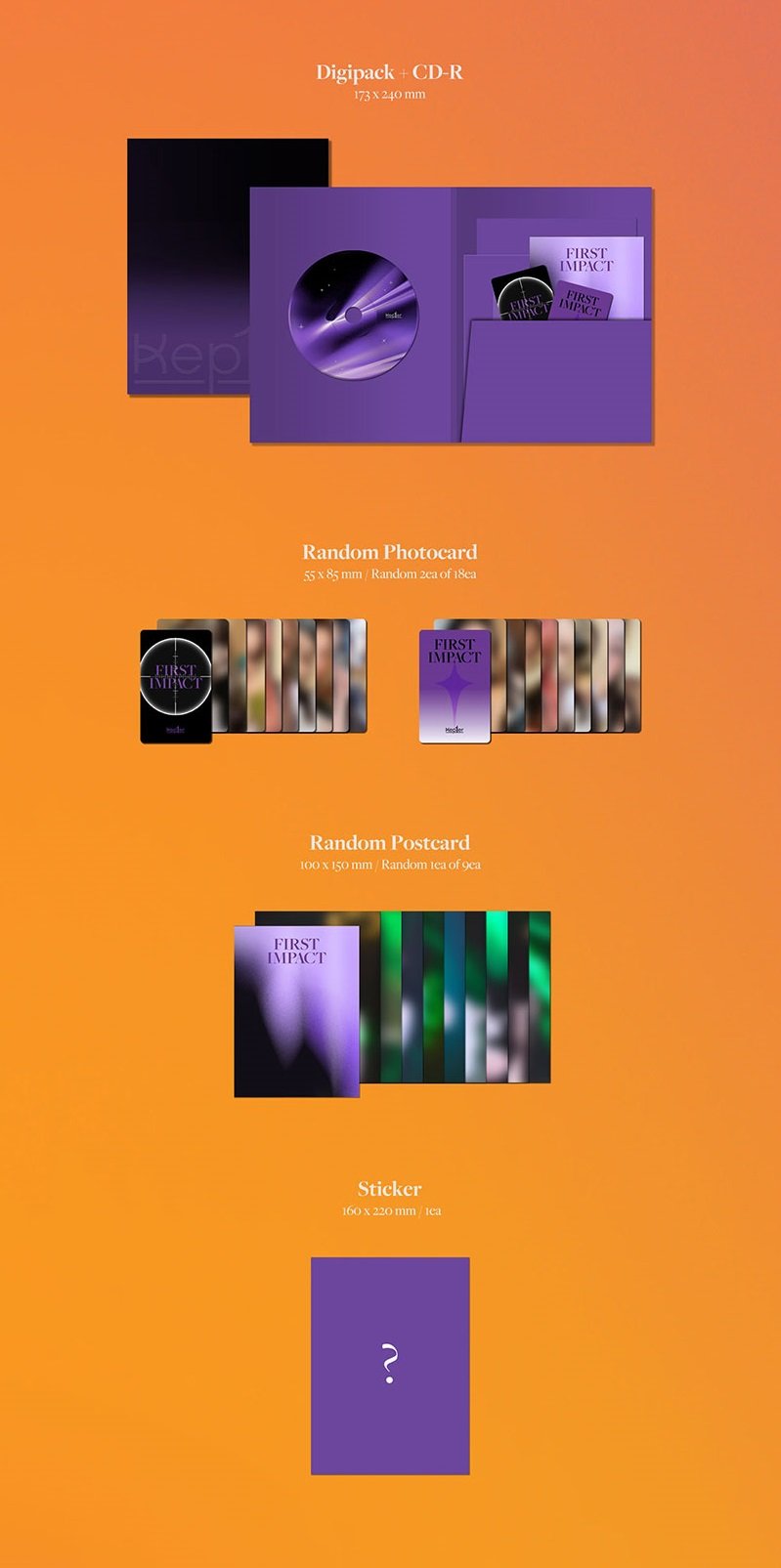 Kep1er 1st Mini Album - First Impact