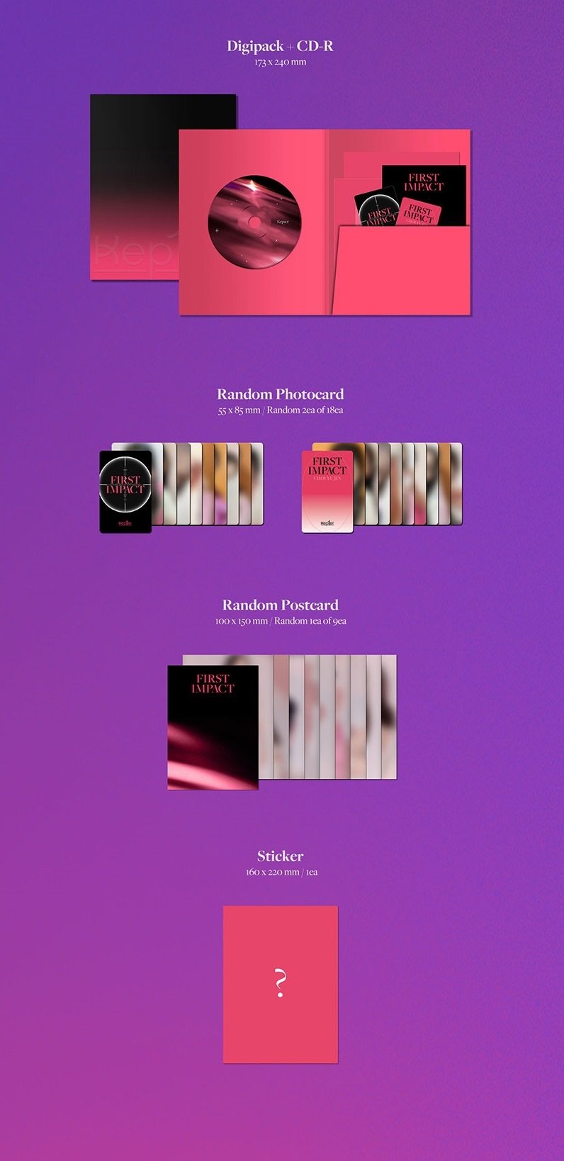 Kep1er 1st Mini Album - First Impact