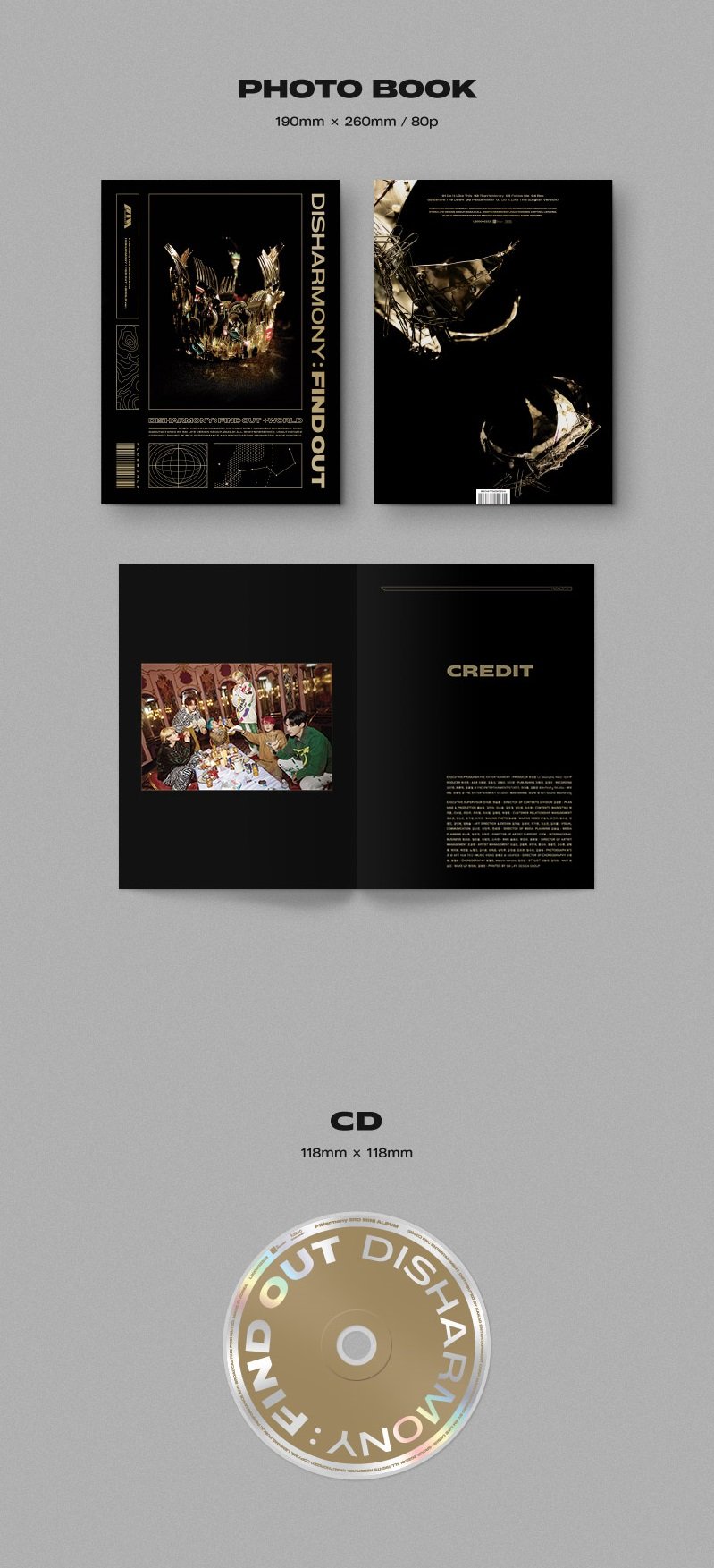 P1Harmony 3rd Mini Album - Disharmony : Find Out