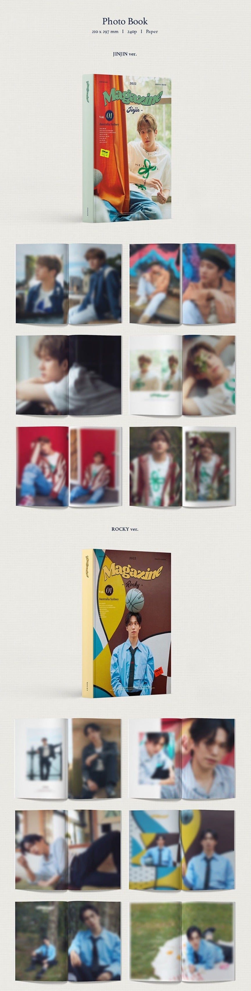 Astro Jinjin & Rocky 2022 Official Photobook [Magazine]