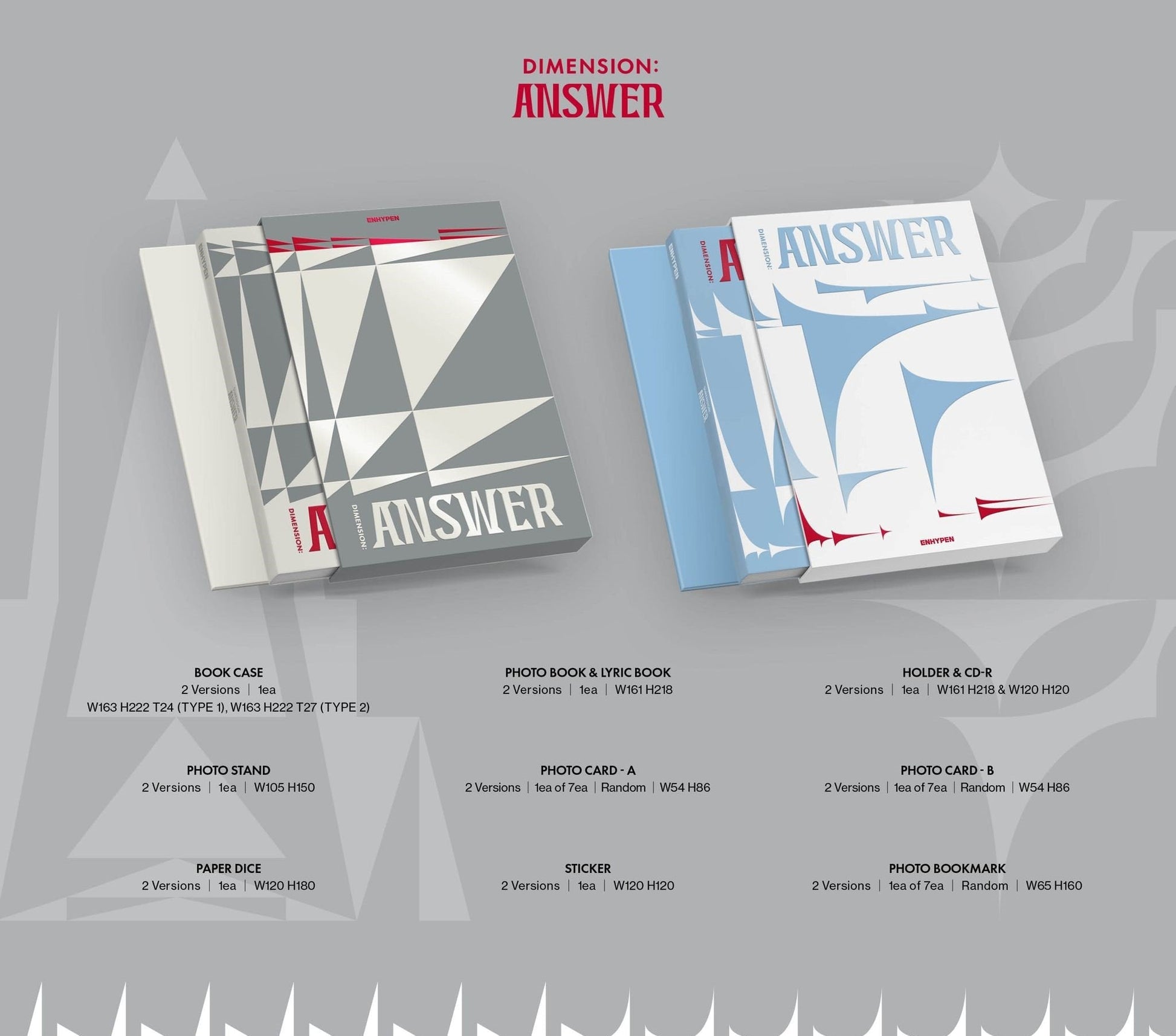 ENHYPEN Album - Dimension : Answer - Osadia Concept Store