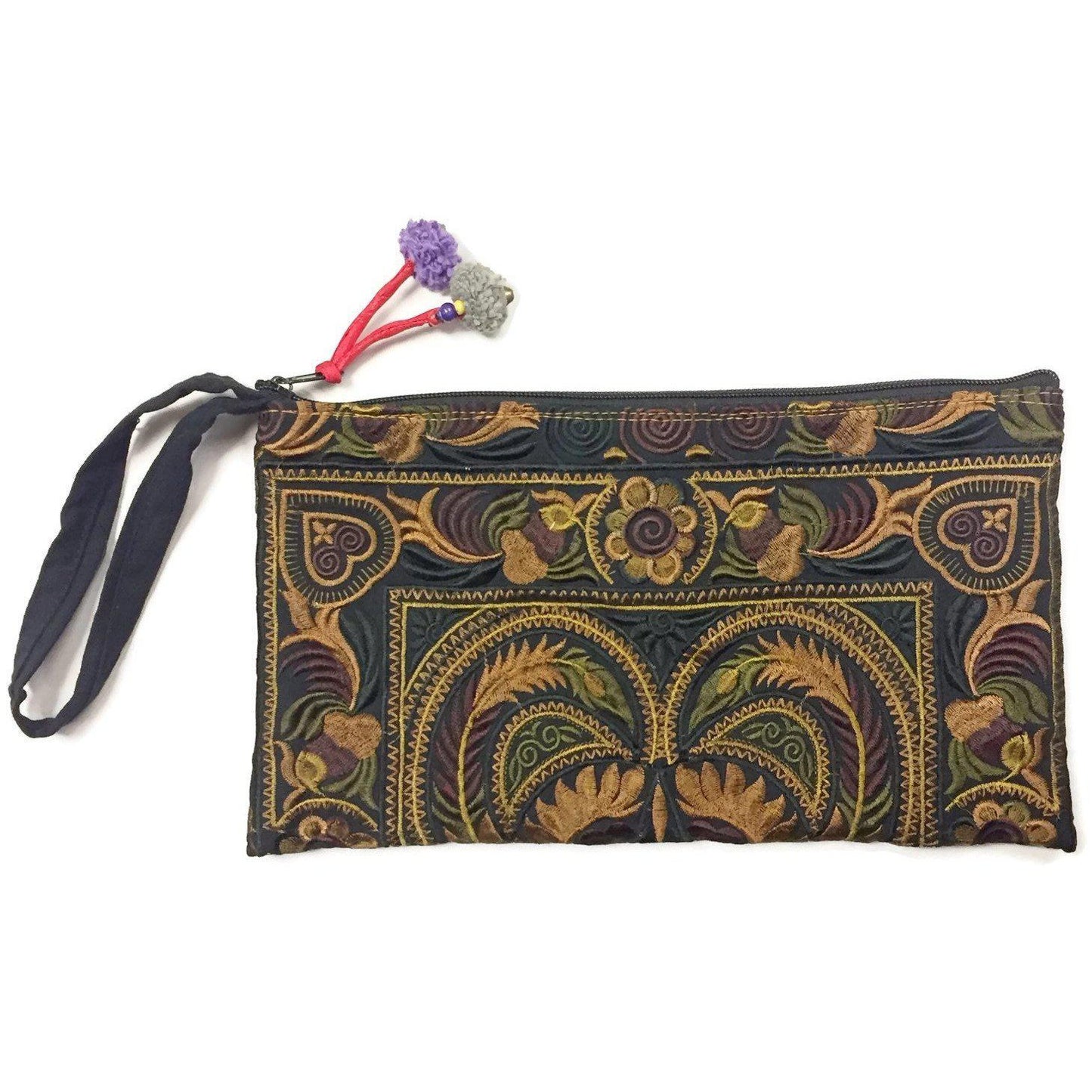 Prani Embroidered Hmong Wristlet - Thailand