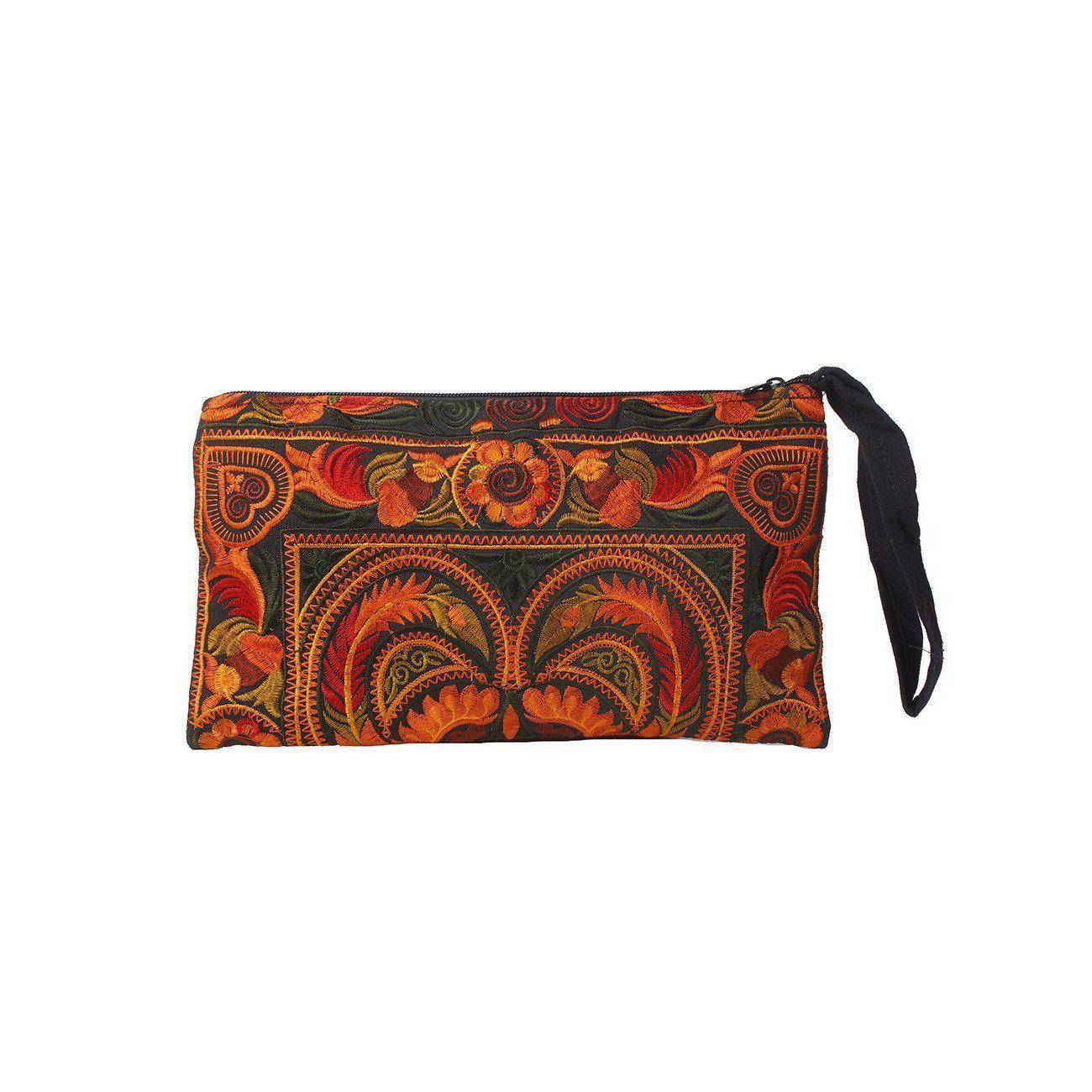 Prani Embroidered Hmong Wristlet - Thailand