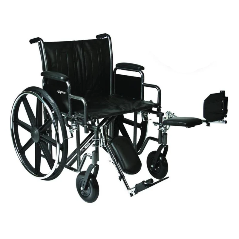 K7 Bariatric Wheelchair - 24" x 18" with Swing-Away Footrests