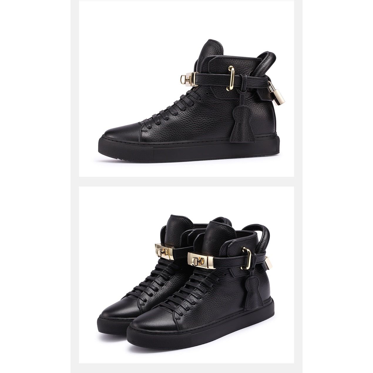 Zenith High-Top – Black Smooth