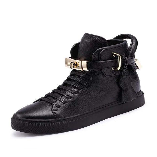 Zenith High-Top – Black Smooth