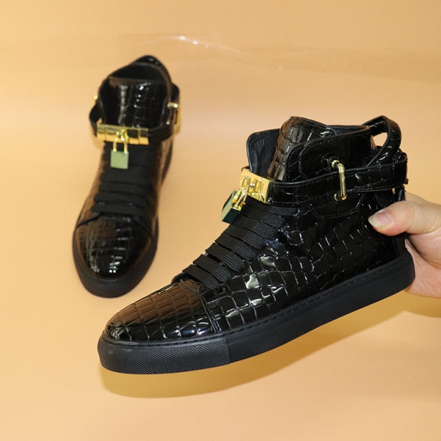 Sovereign High-Top Luxe Sneakers