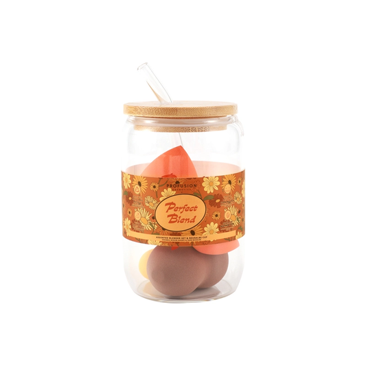Pumpkin Spice | Perfect Blend Sponge Set & Reusable Cup