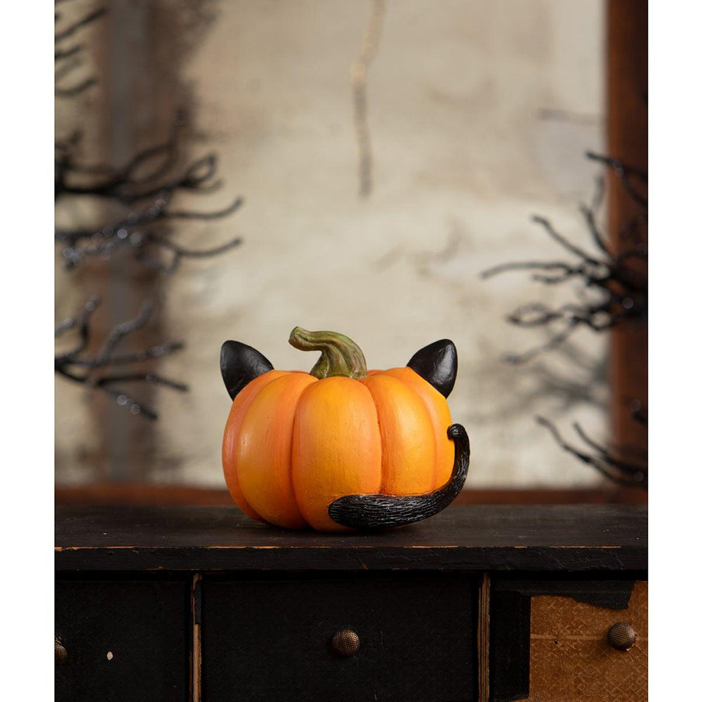Pumpkin Cat Luminary by Bethany Lowe Designs