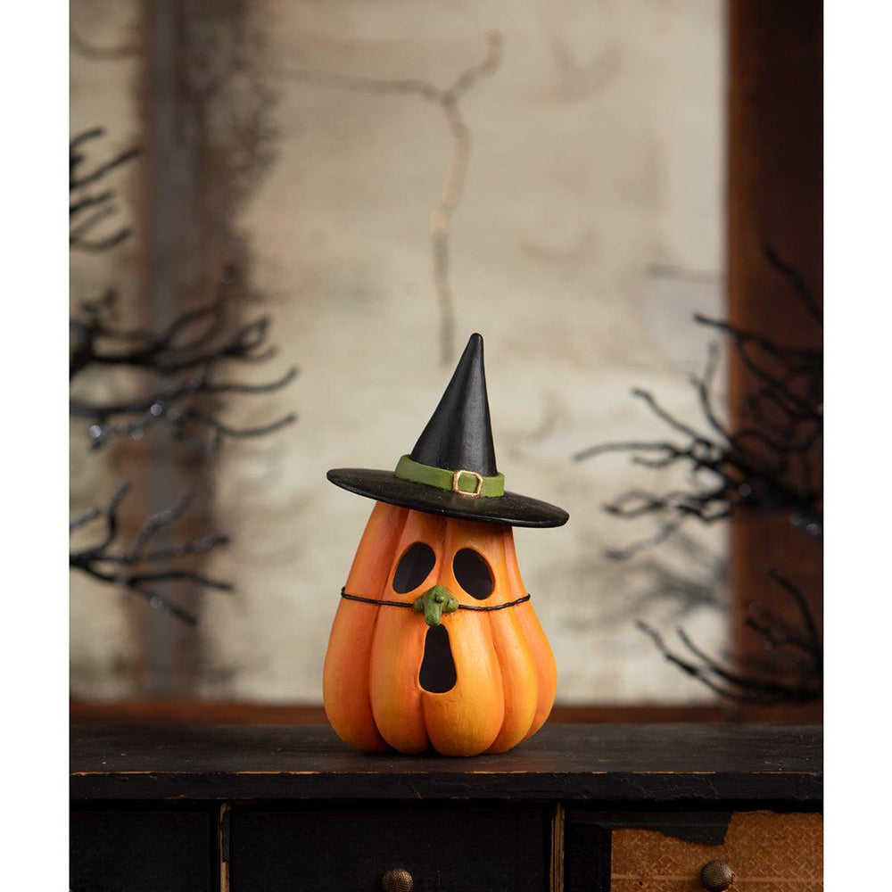 Pumpkin Witch Luminary by Bethany Lowe Designs