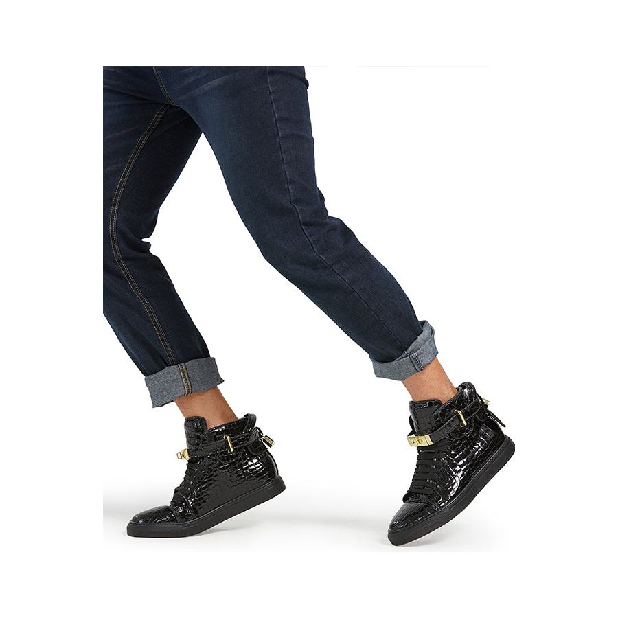 Sovereign High-Top Luxe Sneakers