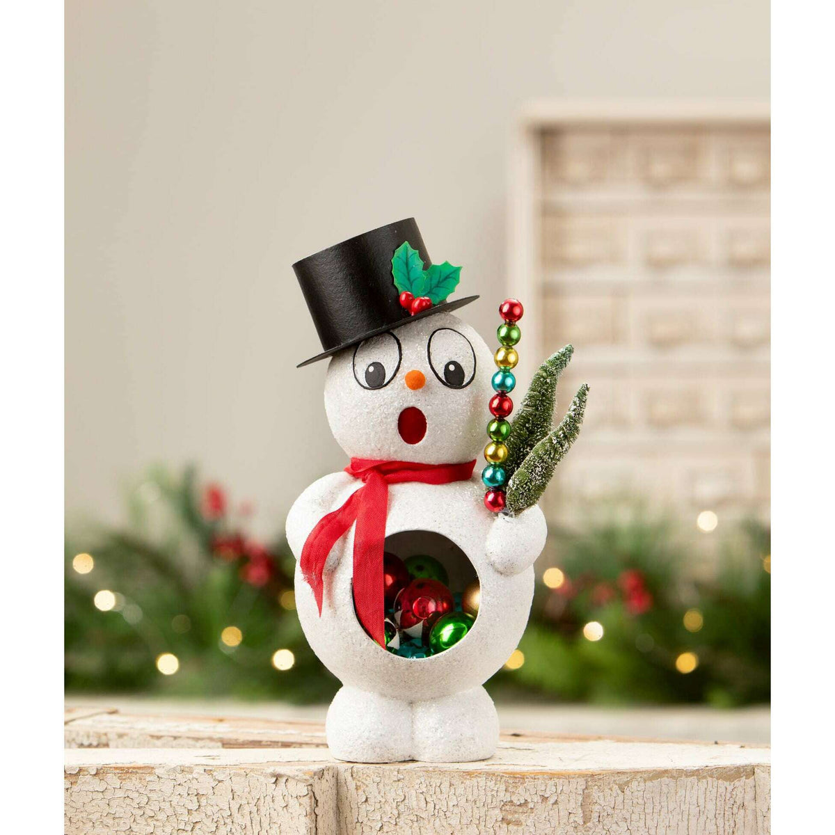 Retro Silly Surprise Snowman | Christmas Decor | Bethany Lowe